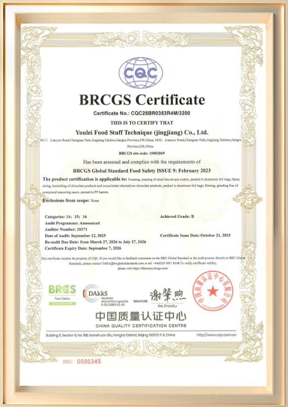 BRCGS-sertifikat